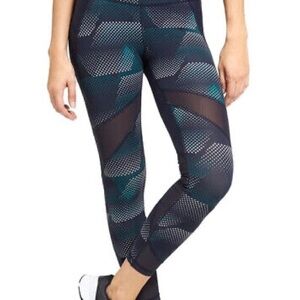 Athleta Blue and Green Performance Leggings